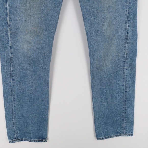 Vintage Levis 501 Jeans Mens 35x34 Blue Straight Leg Button Fly Made In USA - Picture 4 of 16